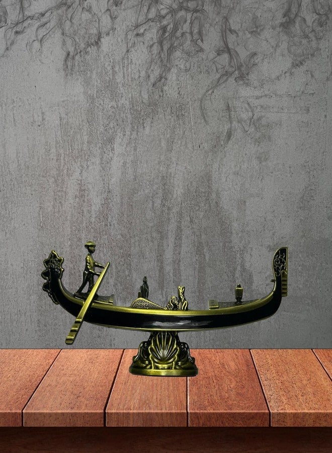 ARTBUG Metal Gondola Boat Showpiece, Decorative Venetian Gondola Model for Home, Office, Collectibles & Gifts - Image 5